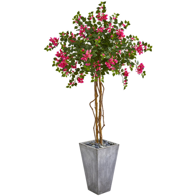 August Grove® Artificial Bougainvillea Tree in Planter Wayfair.ca